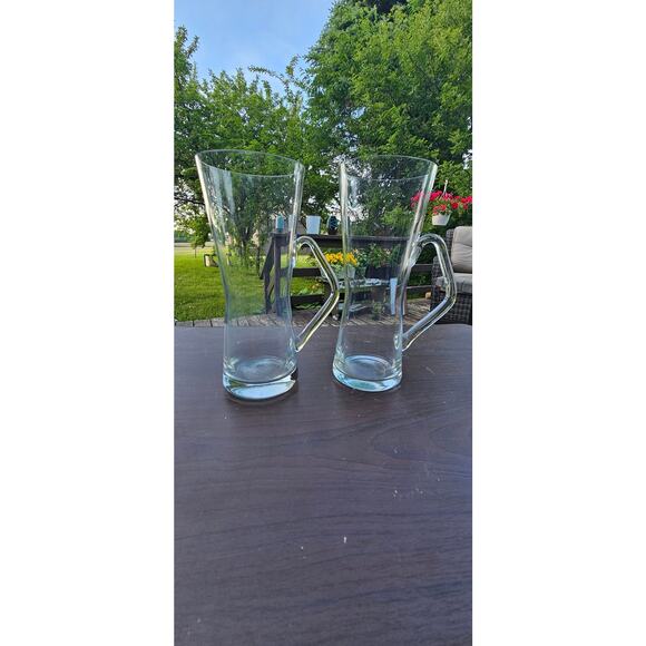 Set of Two (2) German Beer Glasses | Fine Glass Beer Stein made in Germany - Picture 5 of 6